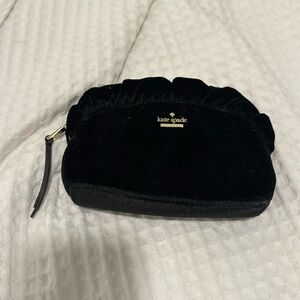Kate Spade Black Suede Clutch